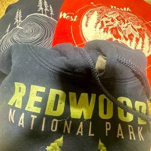 HOODIE BUNDLE NAVY AND RED MEDIUM